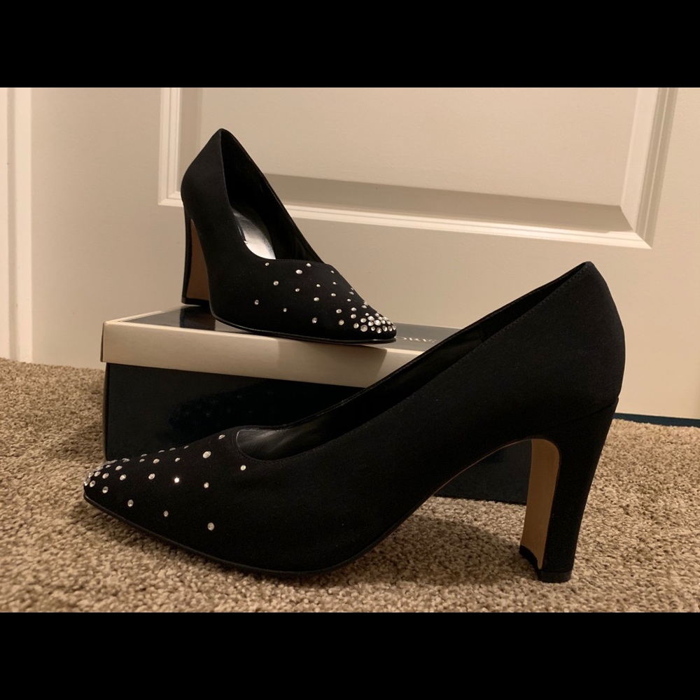 Suede Rhinestone Heels! - Picture 5 of 5